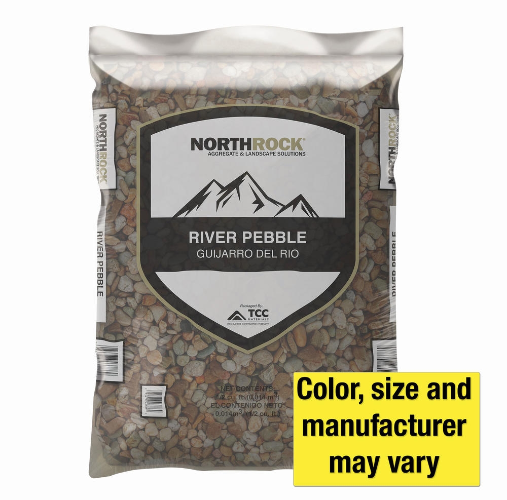 River Pebble 1 2 Cu Ft At Menards 