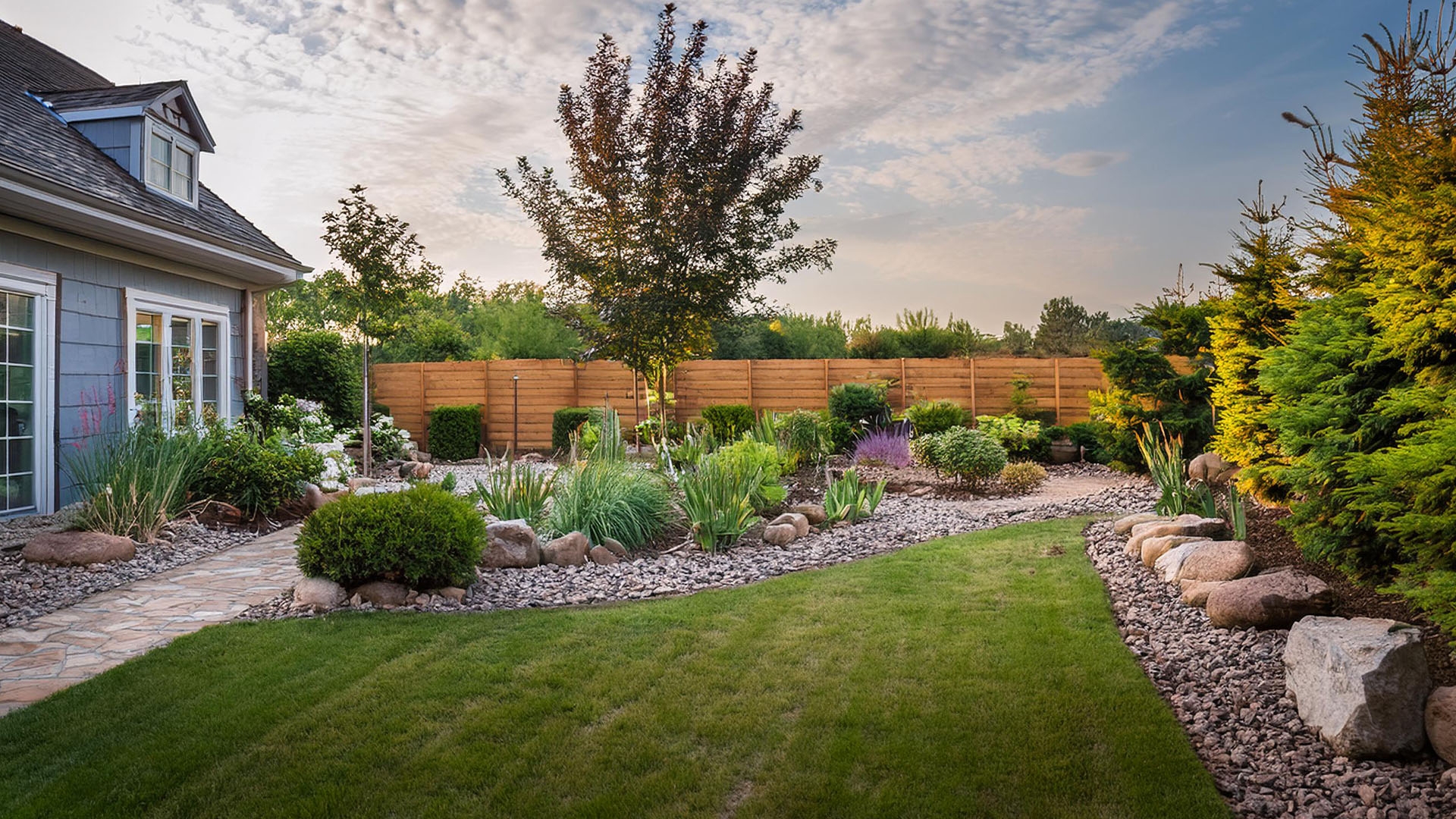 landscape ideas with stones