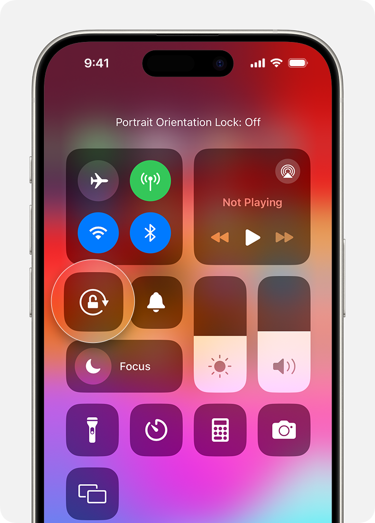 Rotate The Screen On Your IPhone Or IPod Touch Apple Support
