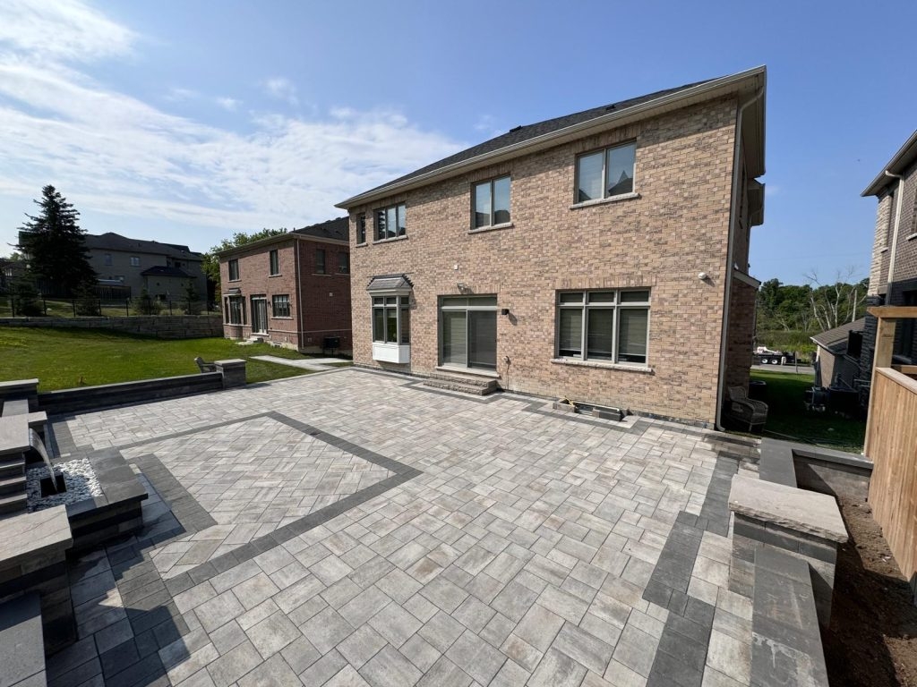 S S Interlocking Landscaping Natural Stone Patio Extention Driveways Repair More