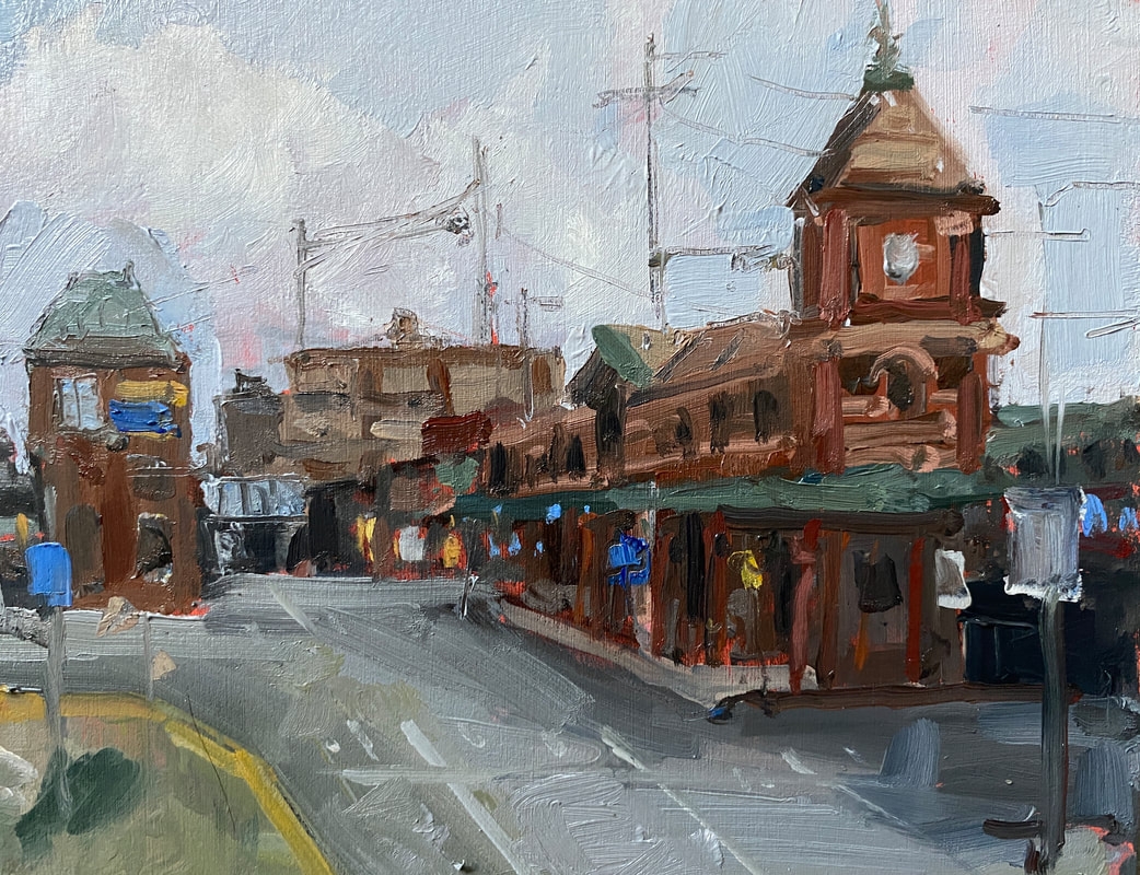 SARAH BAPTIST ART Urban Landscape Painting Home