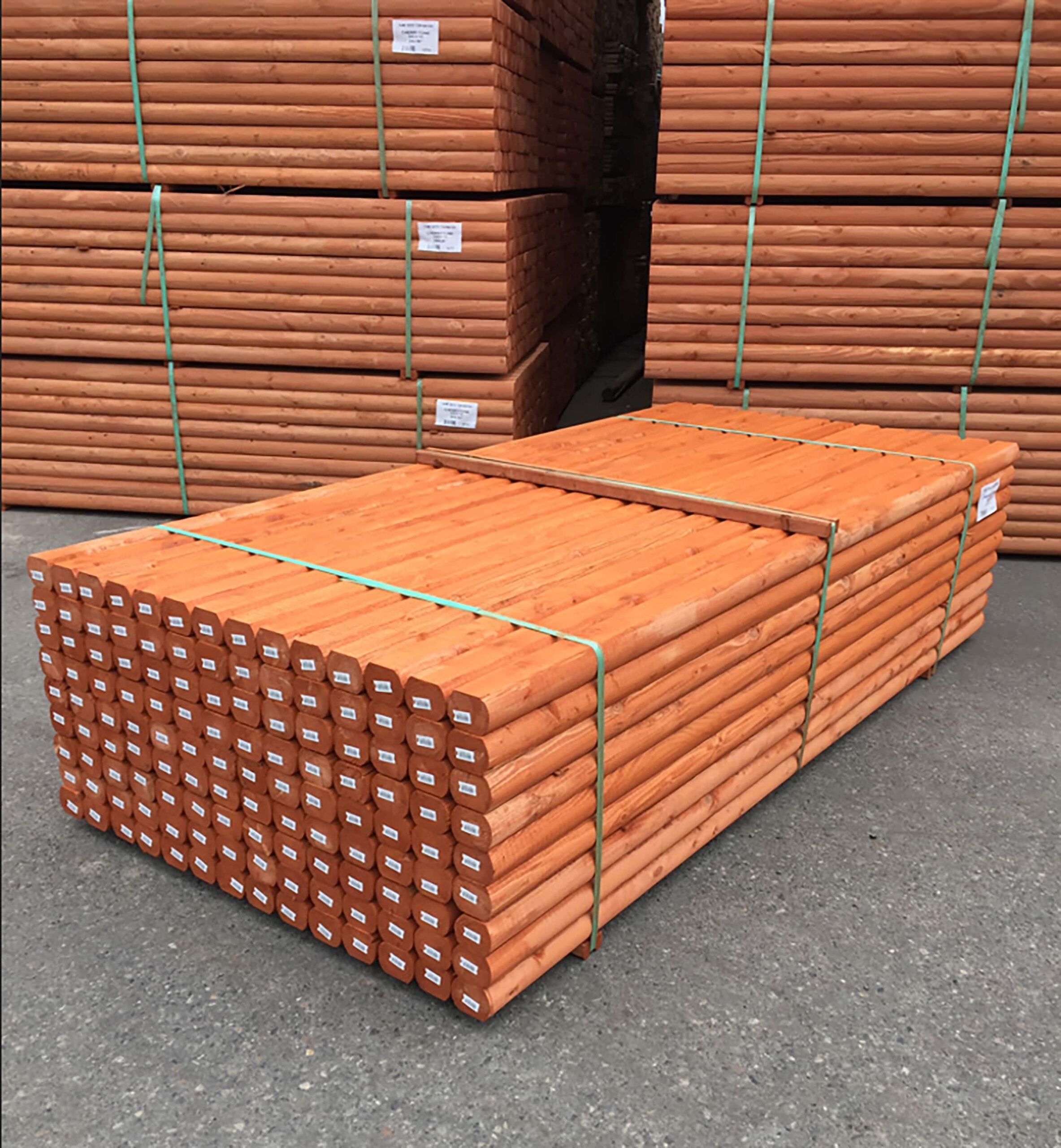 Severe Weather 3 25 in X 3 in X 8 ft Stained Landscape Timber In The Landscape Timbers Department At Lowes