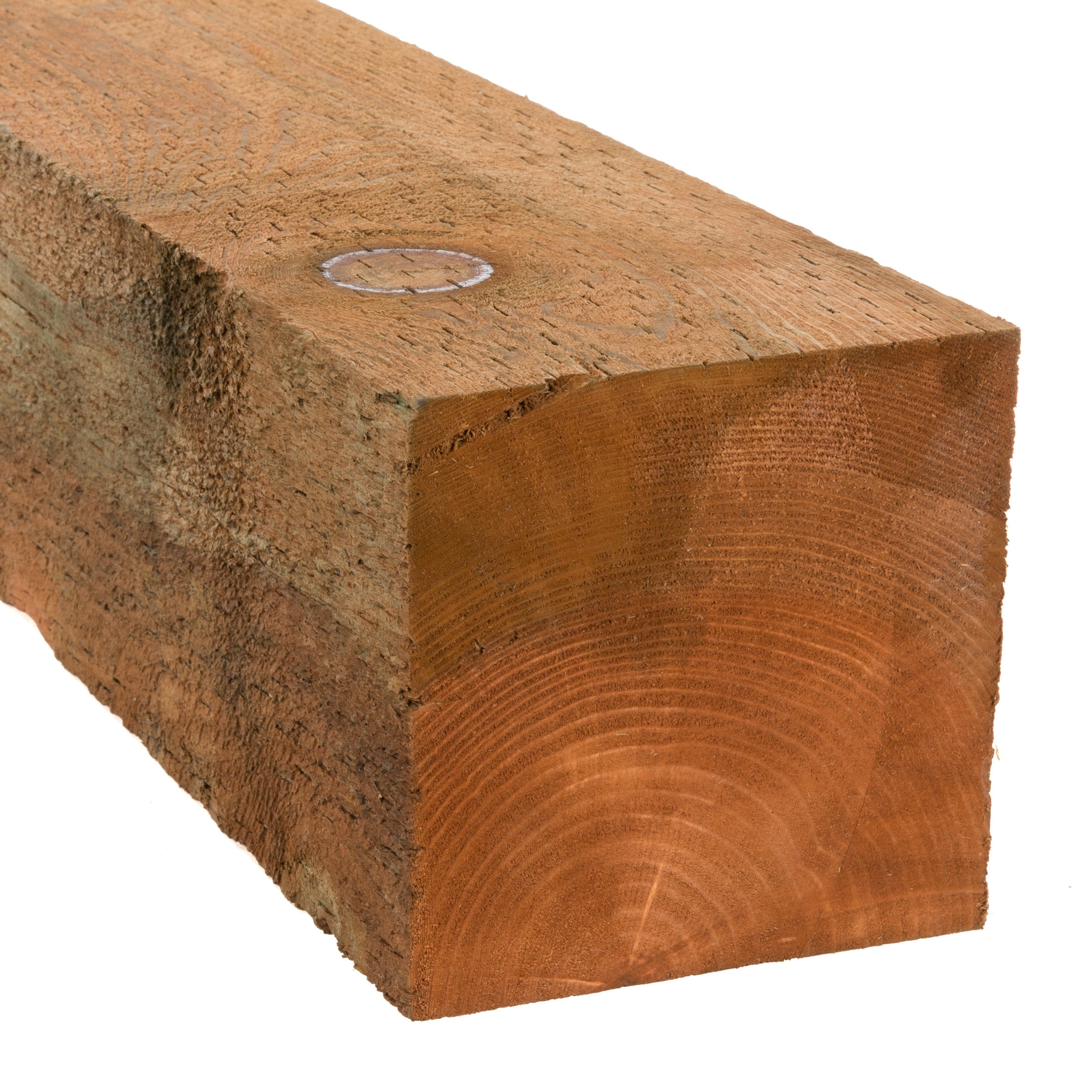 Severe Weather 6 in X 6 in X 8 ft Stained Pressure Treated Landscape Timber In The Landscape Timbers Department At Lowes