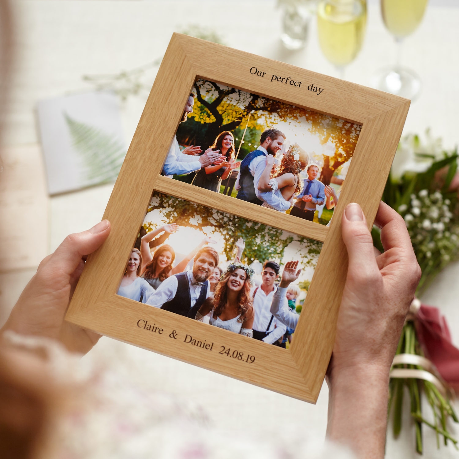 double landscape frame