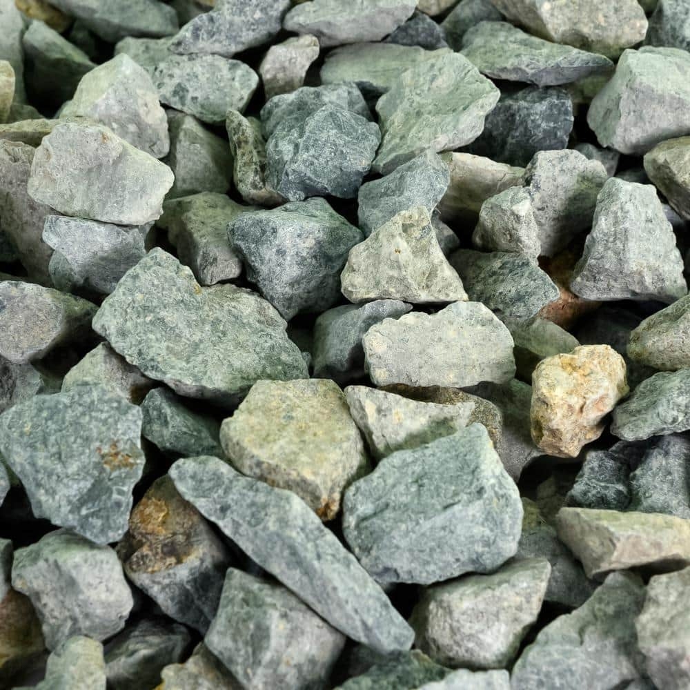 Southwest Boulder Stone 25 Cu Ft 3 4 In Seafoam Green Bulk Landscape Rock And Pebble For Gardening Landscaping Driveways And Walkways 02 0322 The Home Depot