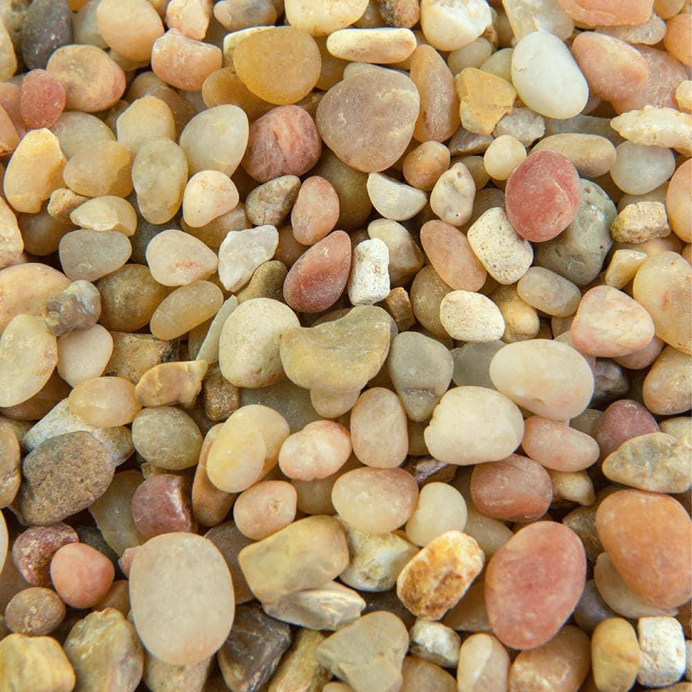 Southwest Boulder Stone 25 Cu Ft 3 8 In Parchment Bulk Landscape Rock And Pebble For Gardening Landscaping Driveways And Walkways 02 0086 The Home Depot