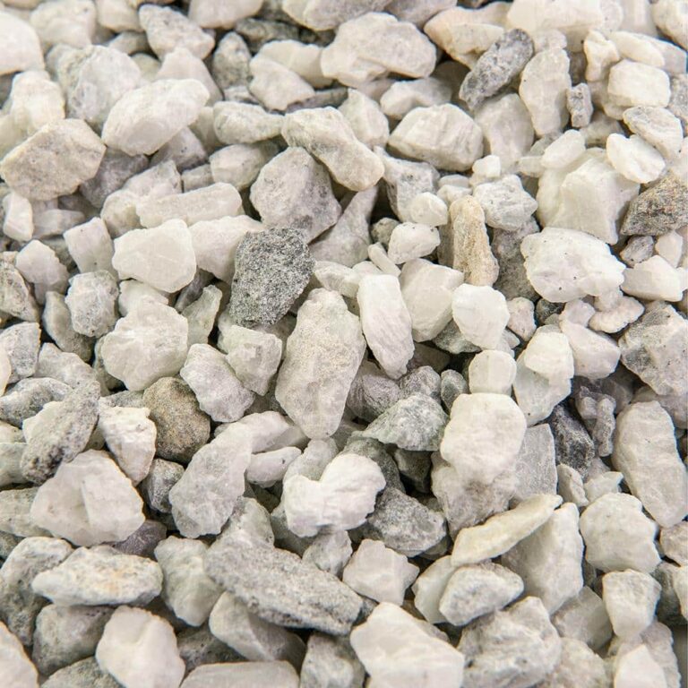 Southwest Boulder Stone 25 Cu Ft 3 8 In White Ice Bulk Landscape Rock And Pebble For Gardening Landscaping Driveways And Walkways 02 0093 The Home Depot