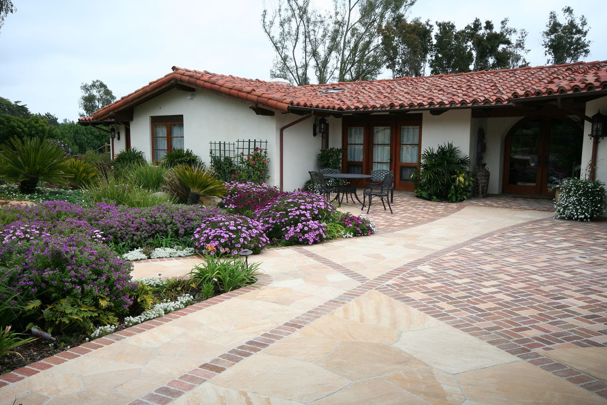 Spanish Style Rancho Santa Fe Torrey Pines Landscape Company San Diego Landscape Design Build Maintenance