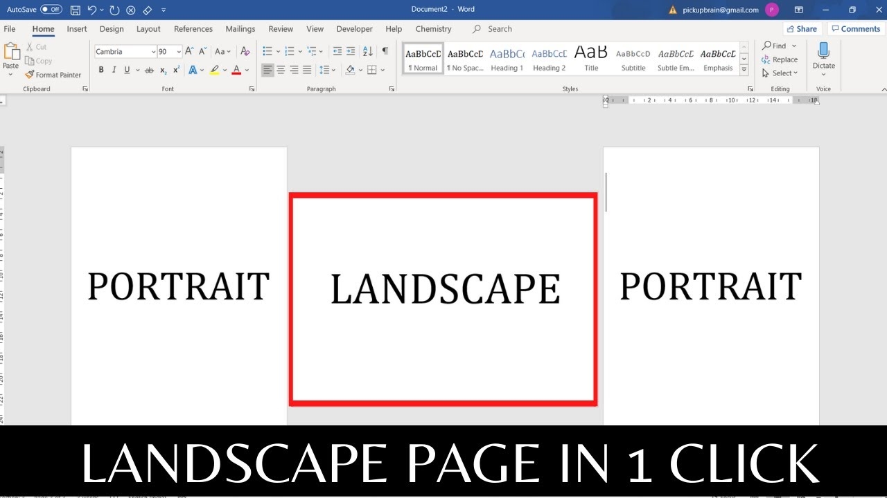 Step by step Tutorial On How To Make One Page Landscape In Word YouTube