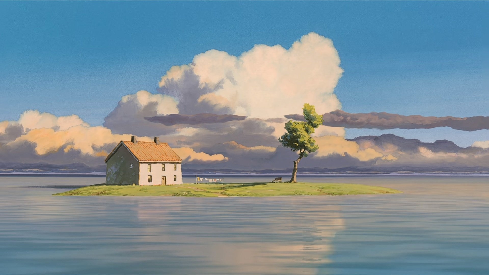 studio ghibli landscape
