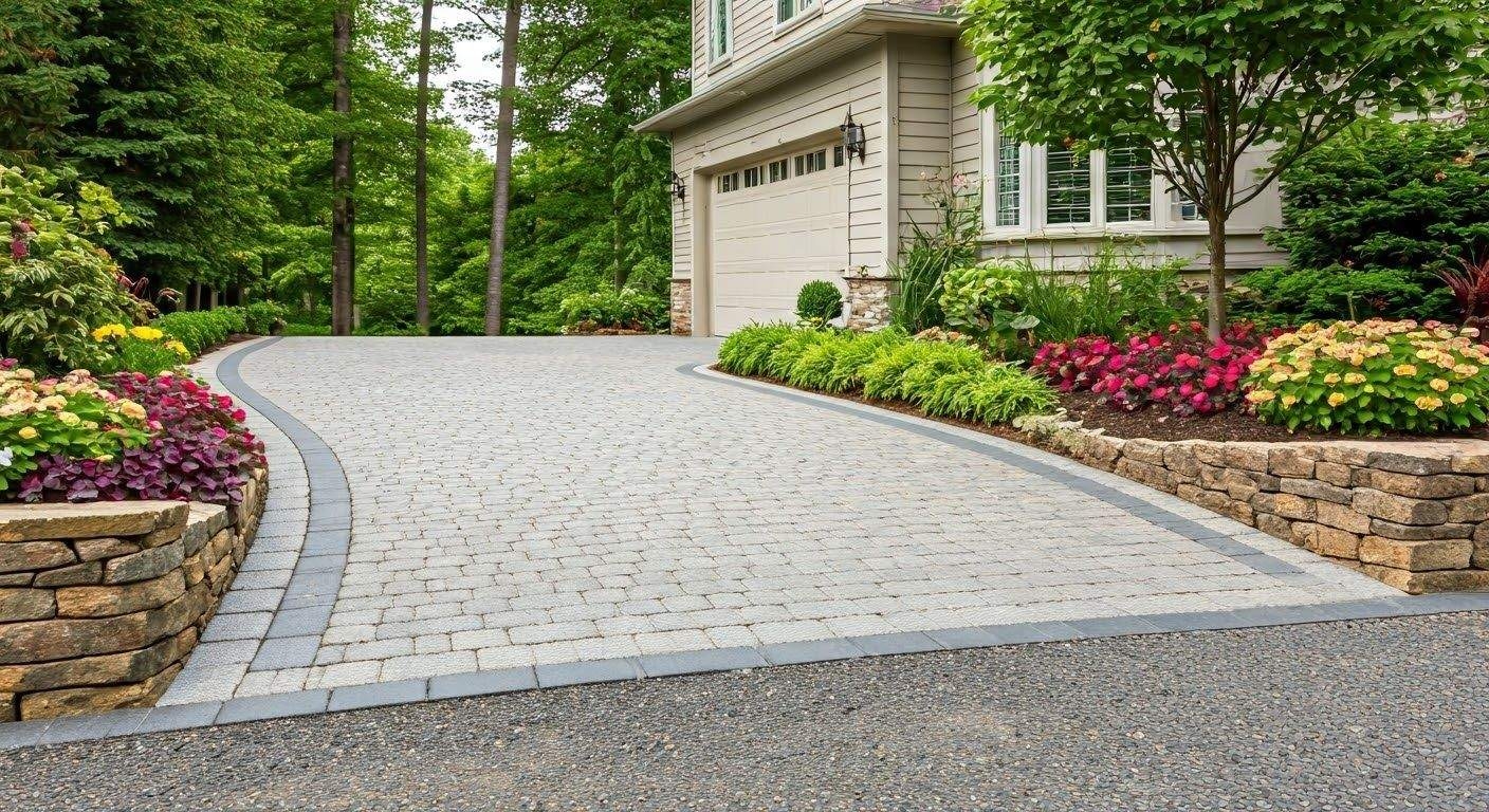 ideas for driveways with landscaping
