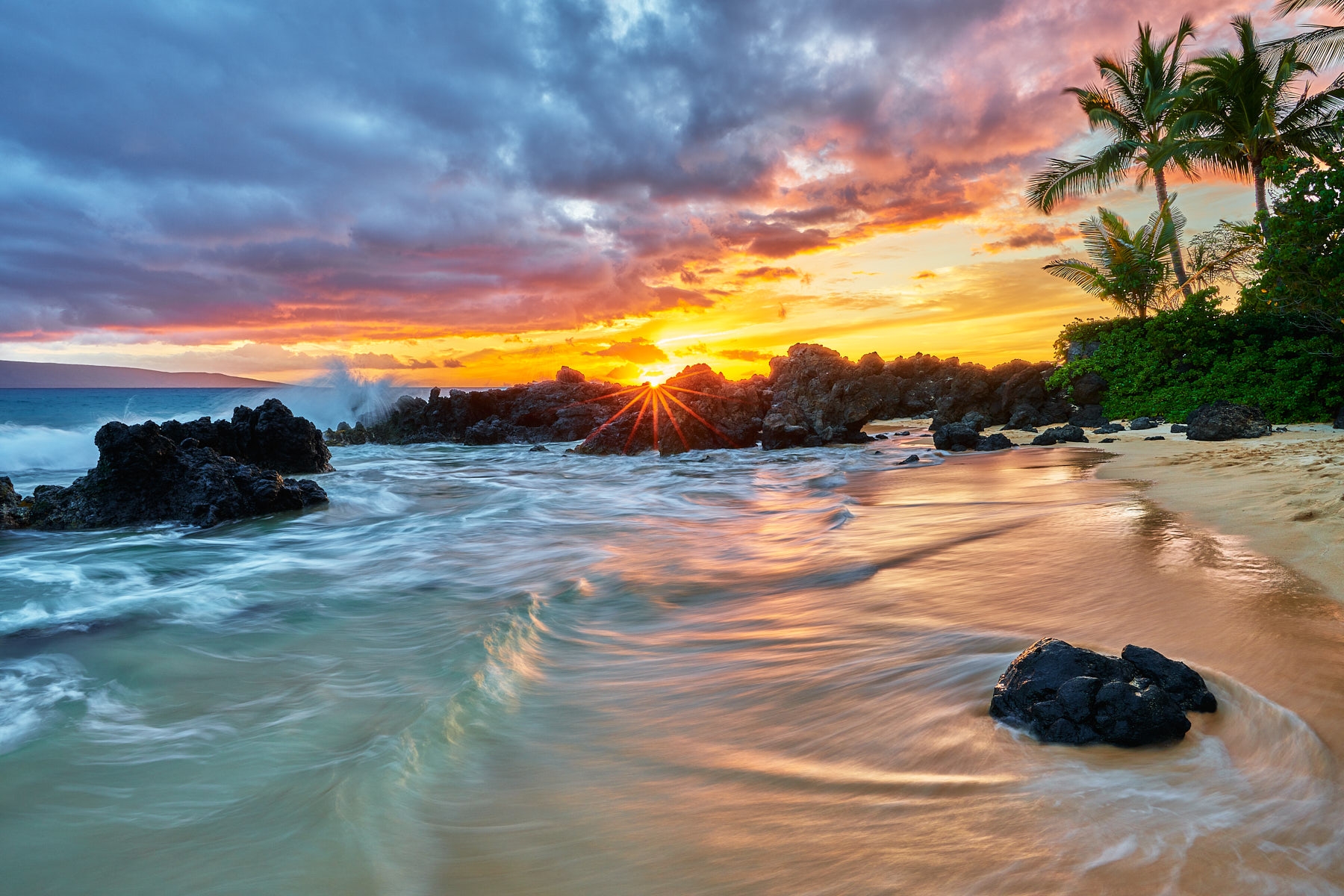landscape of a beach
