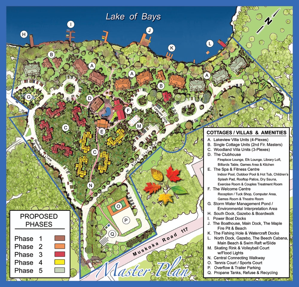 the landscapes lake of bays
