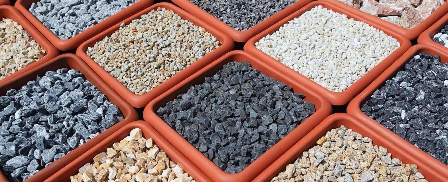 colored rocks for landscaping