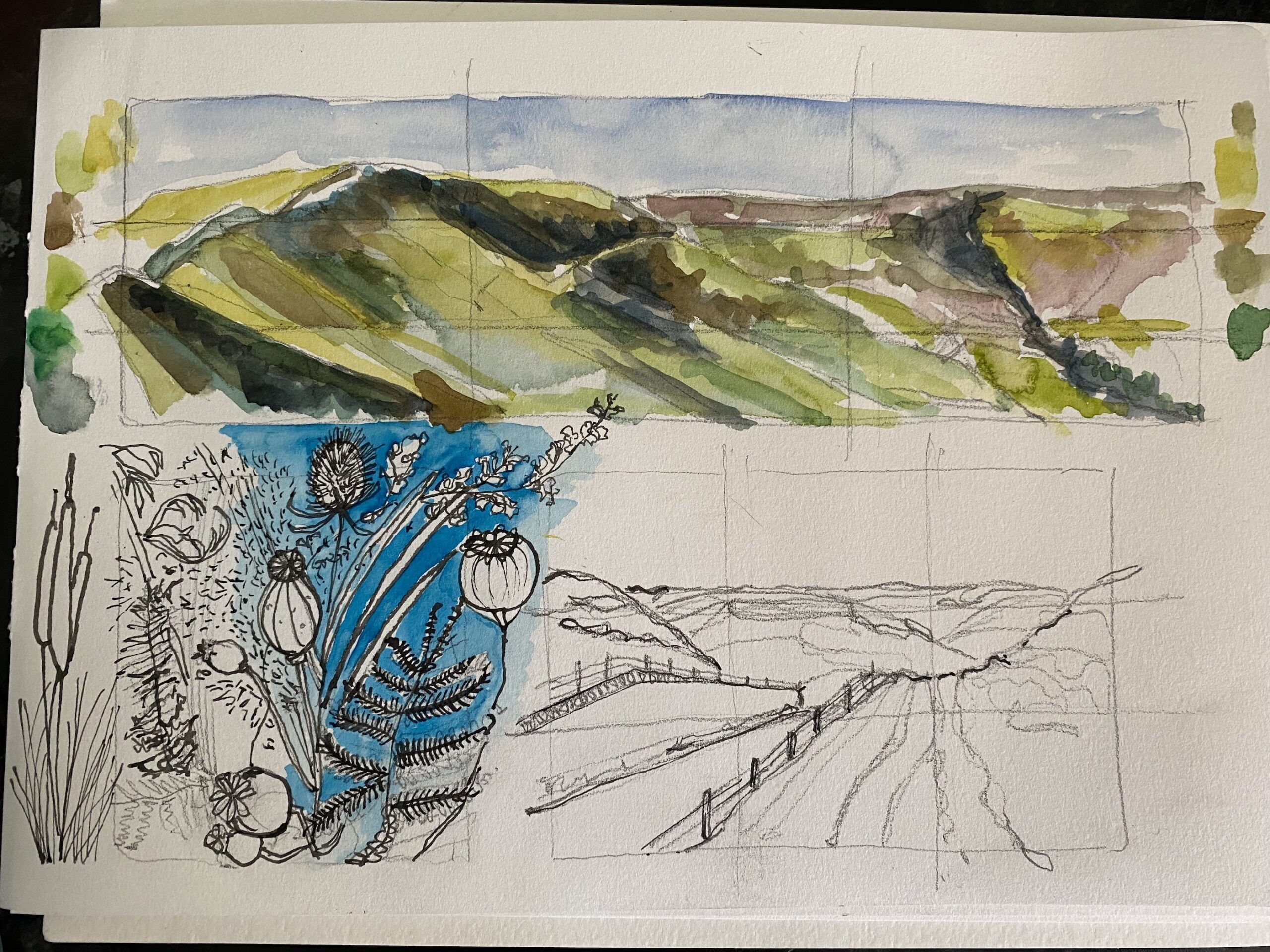 landscape drawing ideas