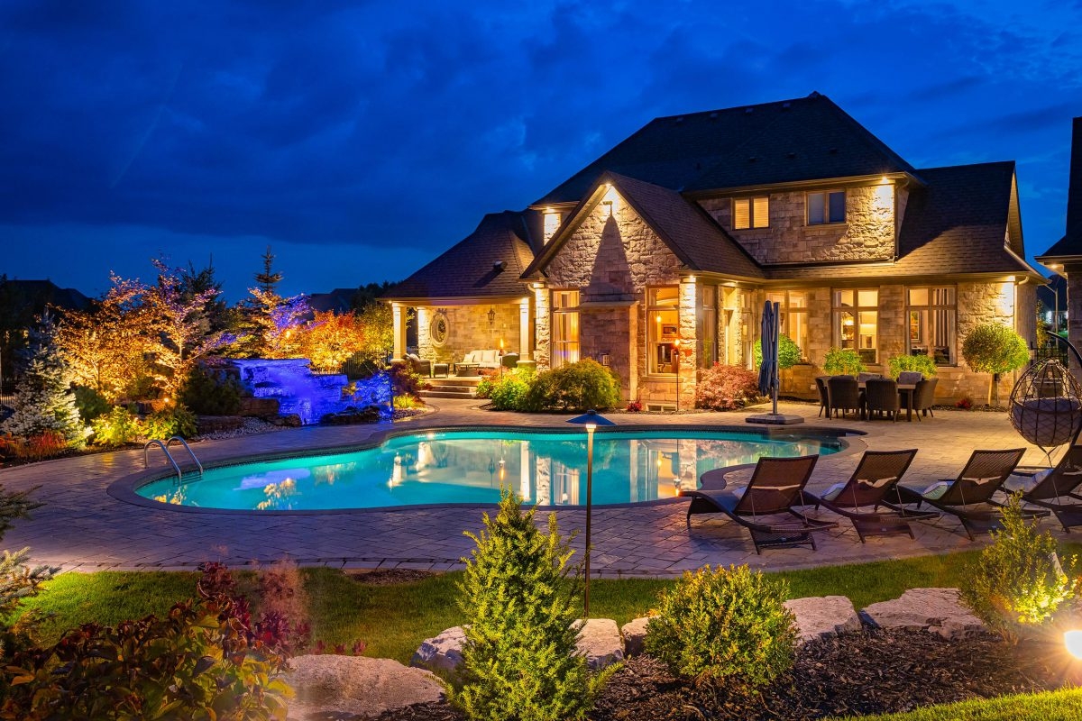 Tips To Properly Light Your Chimney With Landscape Lighting