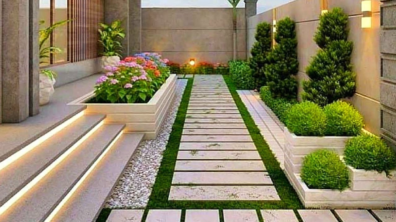 Top 200 Front Yard Garden Landscaping Ideas 2025 Home Backyard Patio Design House Exterior Design YouTube