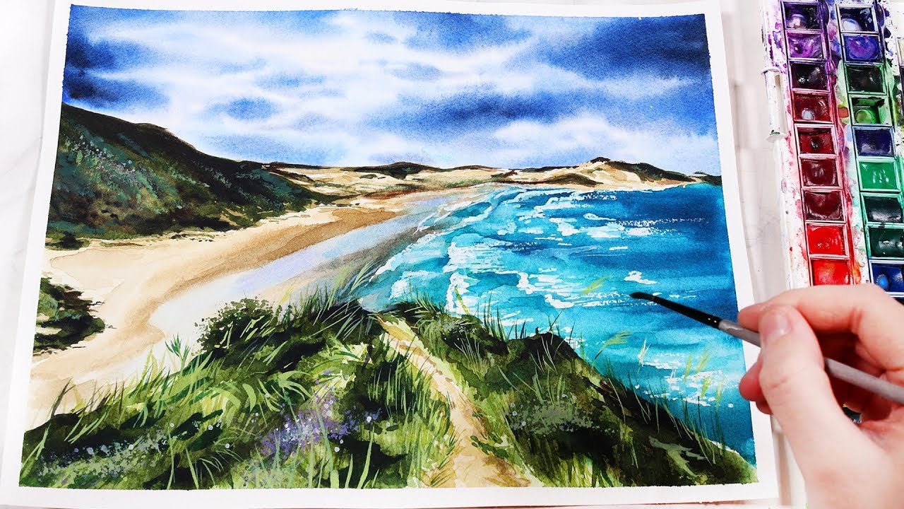 Top Watercolor Landscape Painting Techniques YOU NEED TO KNOW YouTube
