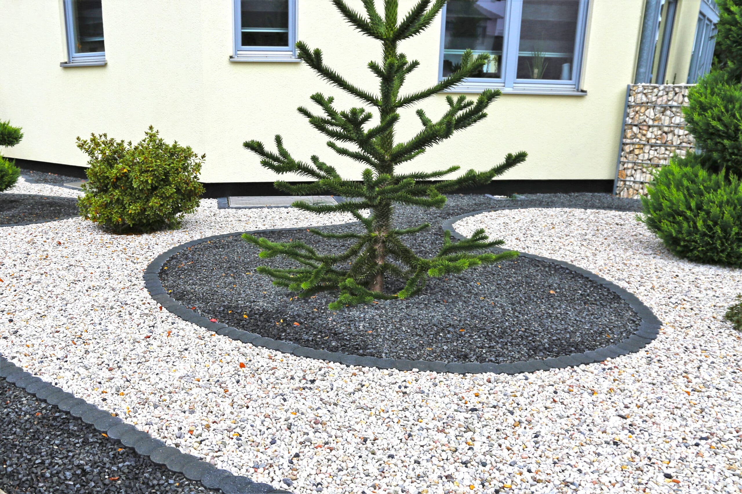 gravel and landscaping