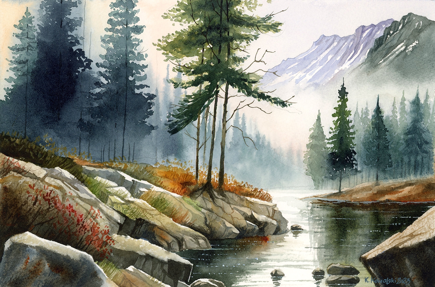 a landscape art