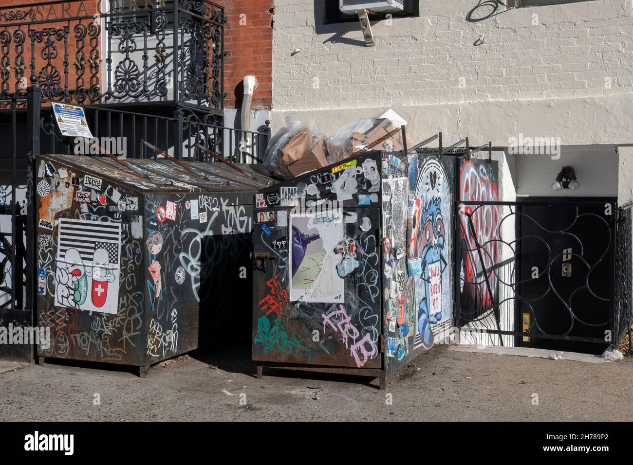 trashy city landscape
