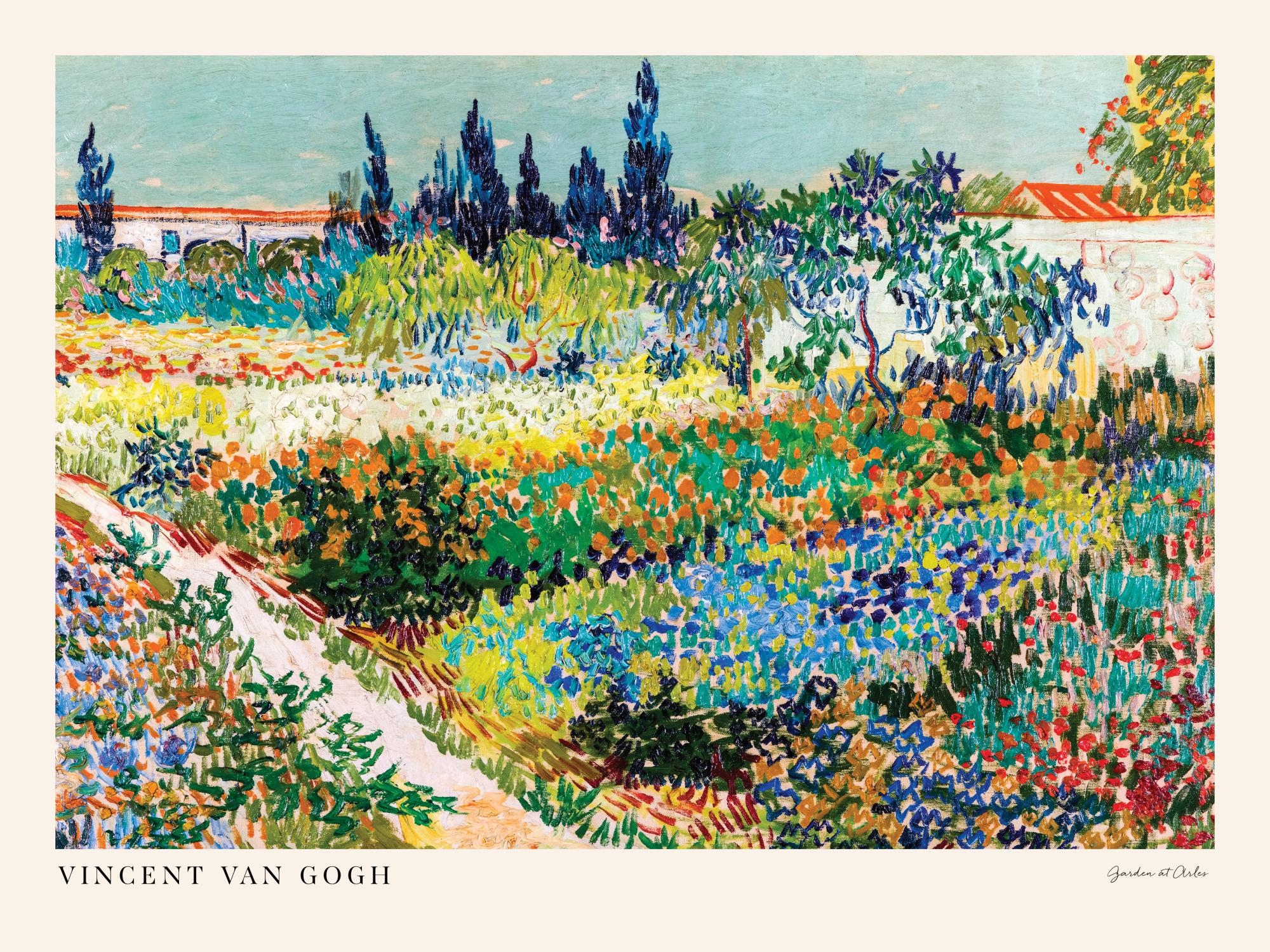 Van Gogh Garden At Arles Print Poster Desenio