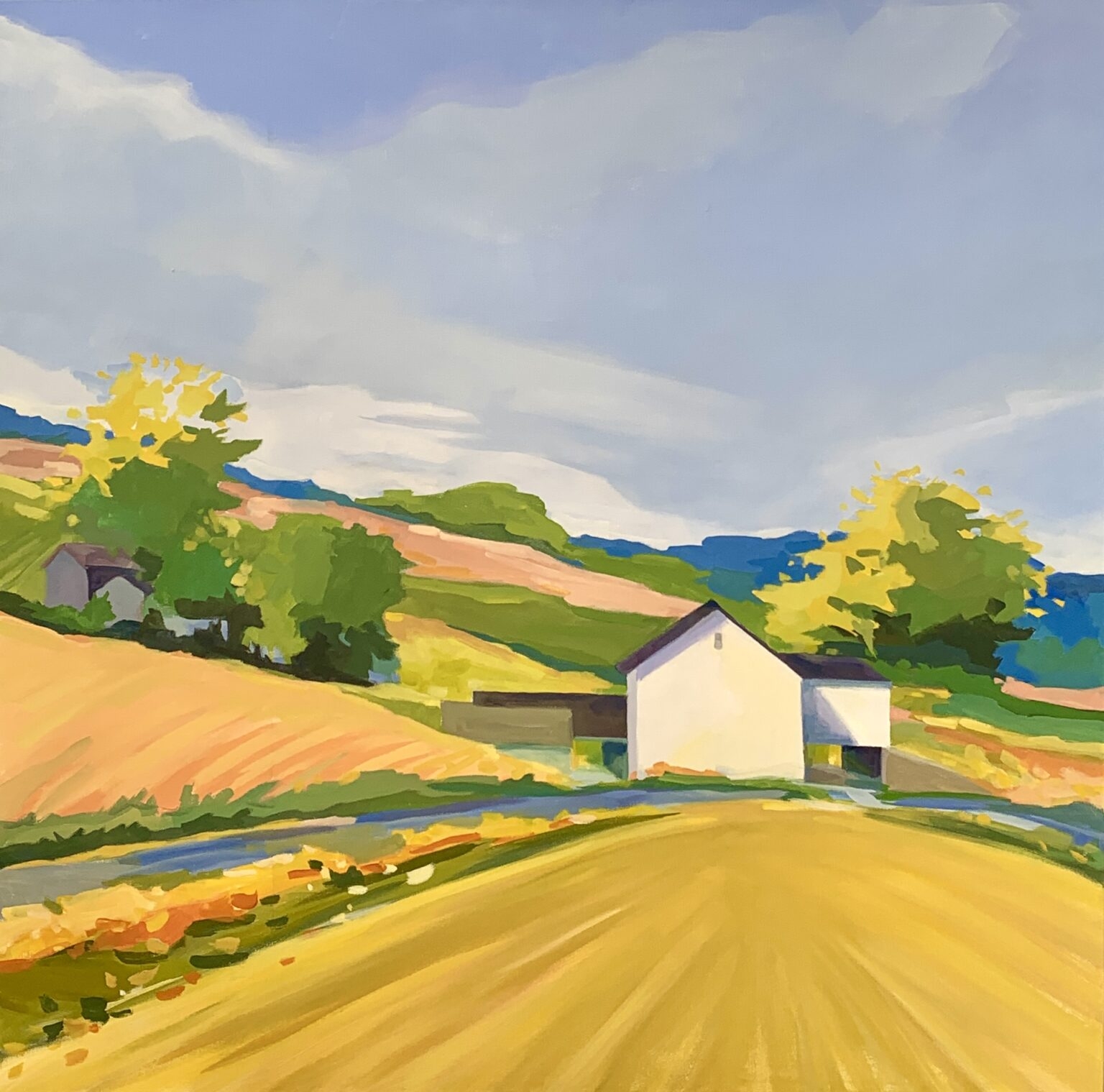 Vibrant Landscapes In Acrylic Academy Art Museum