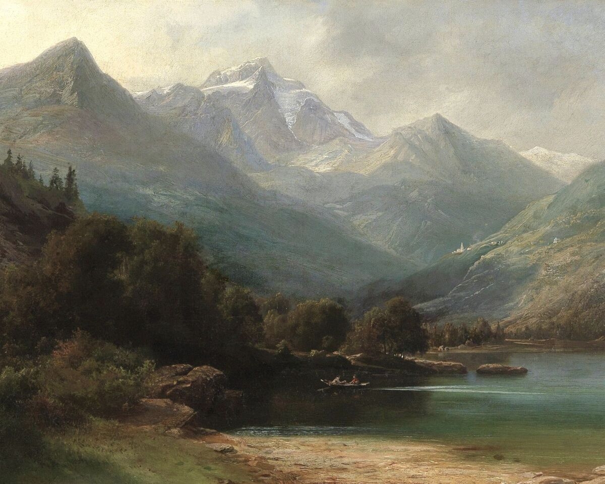 mountain landscape artwork