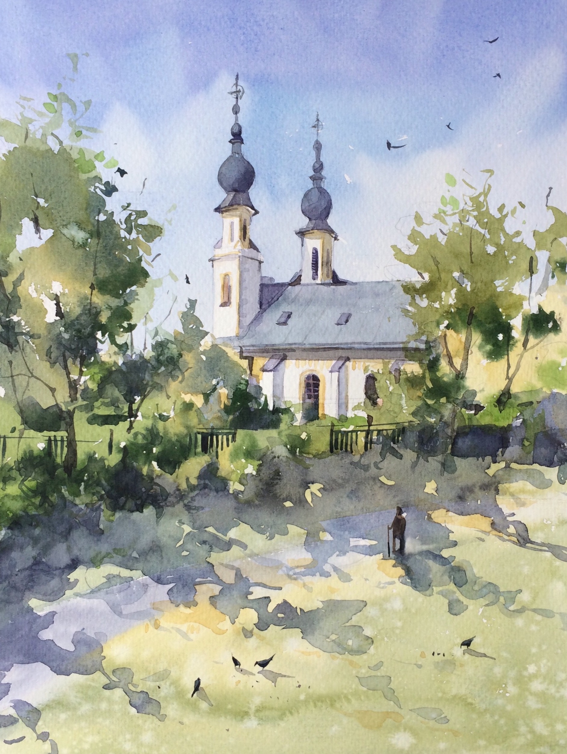 Watercolor Around The World American Watercolor
