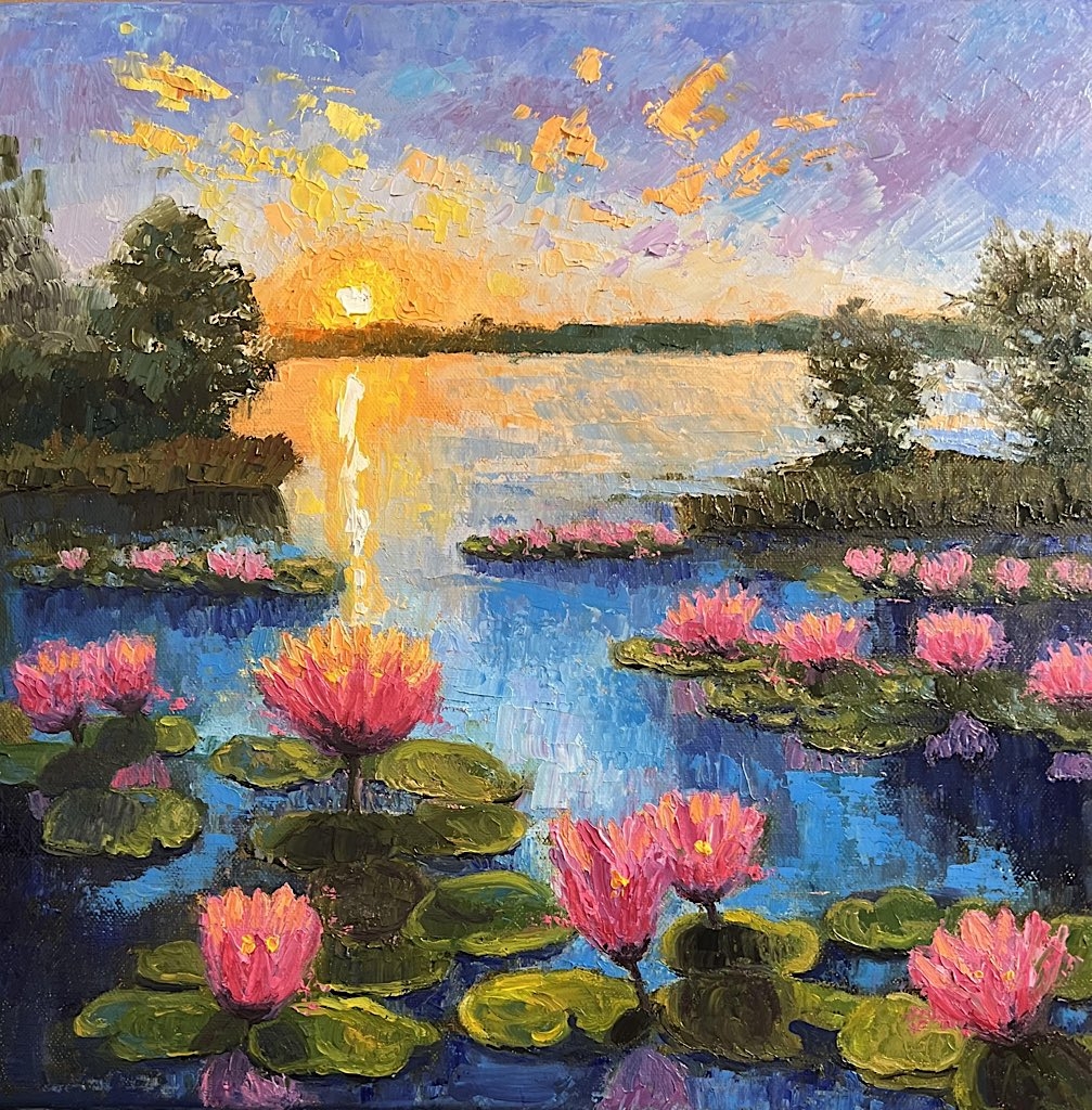 landscape painting oil on canvas