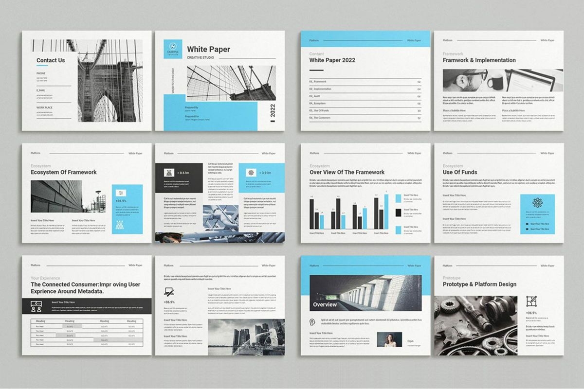 landscape paper template
