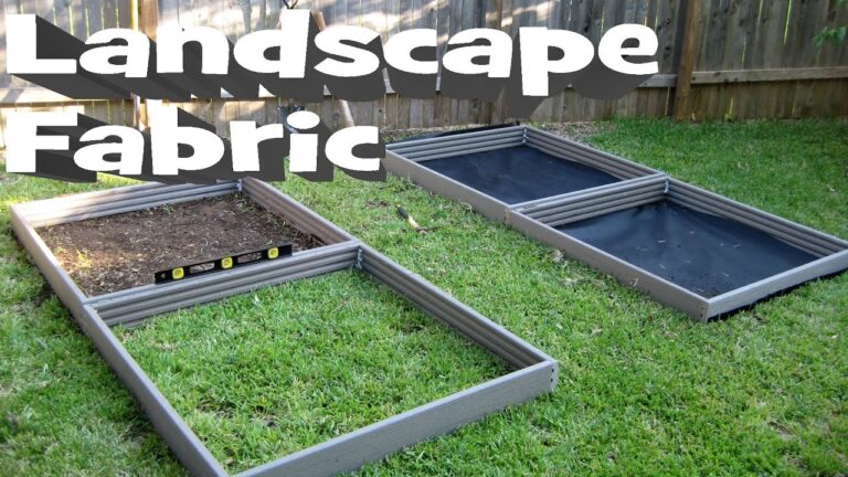 Why Use Landscape Fabric Under Raised Garden Beds YouTube