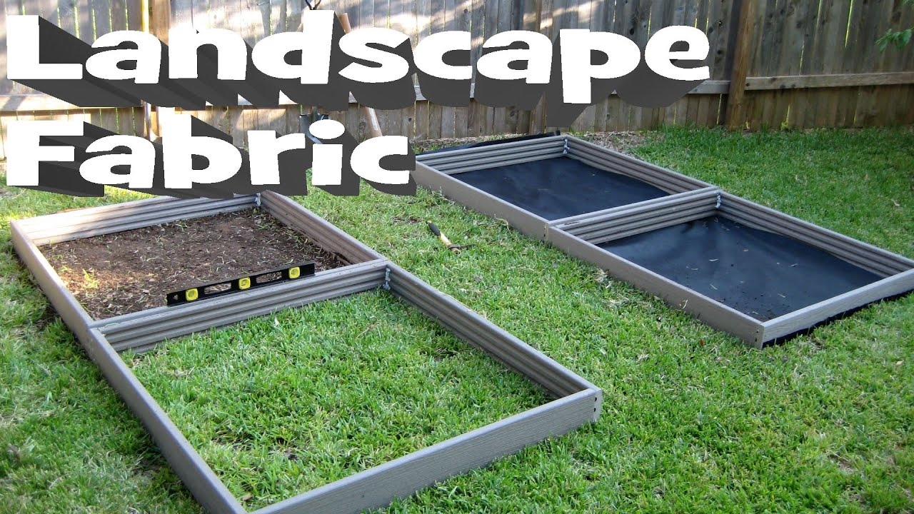 Why Use Landscape Fabric Under Raised Garden Beds YouTube