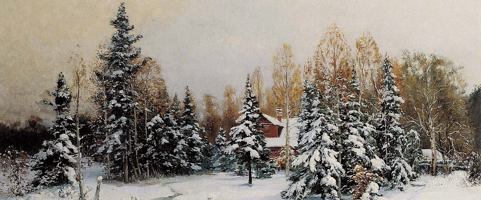 Winter Landscape Ruzhnikov Russian Paintings Collection