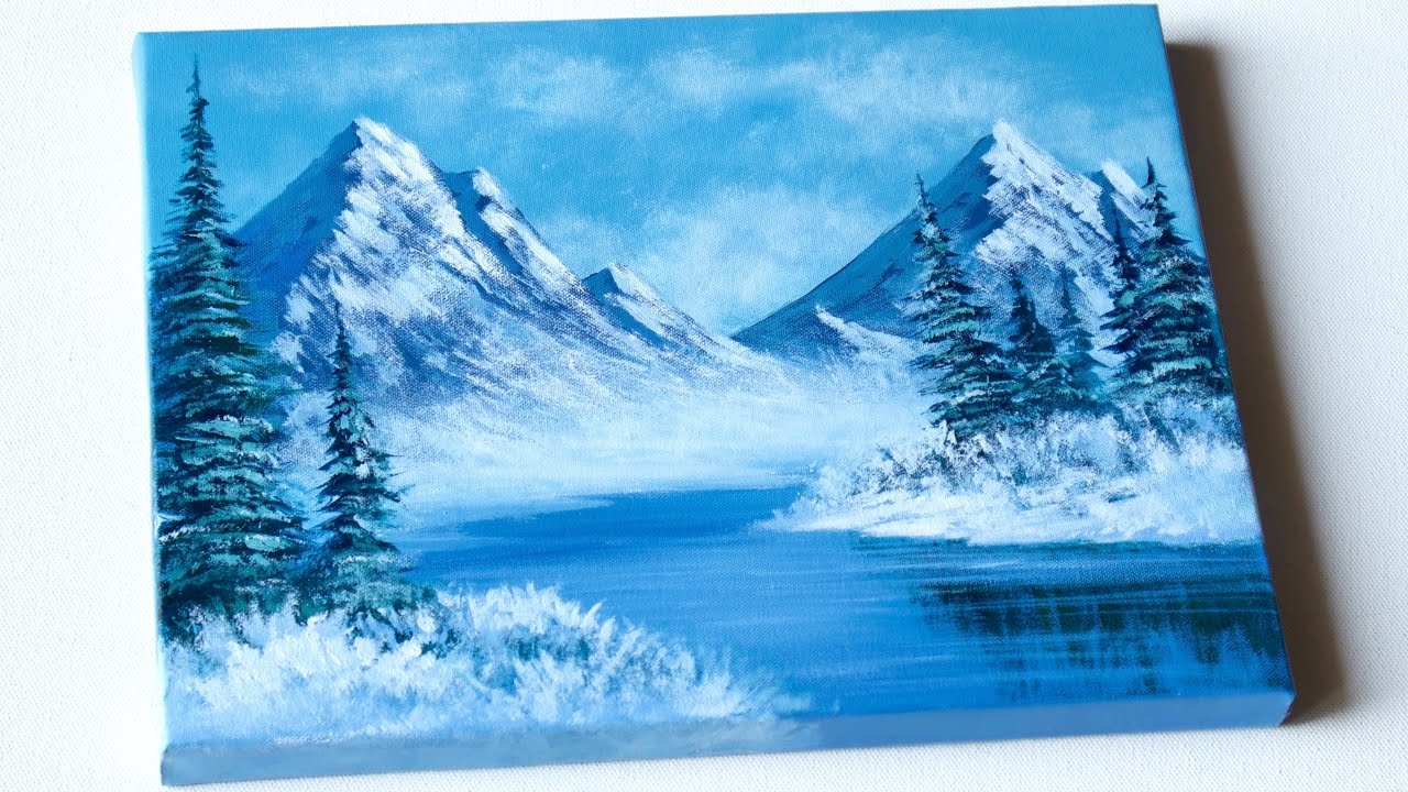 landscape painting winter