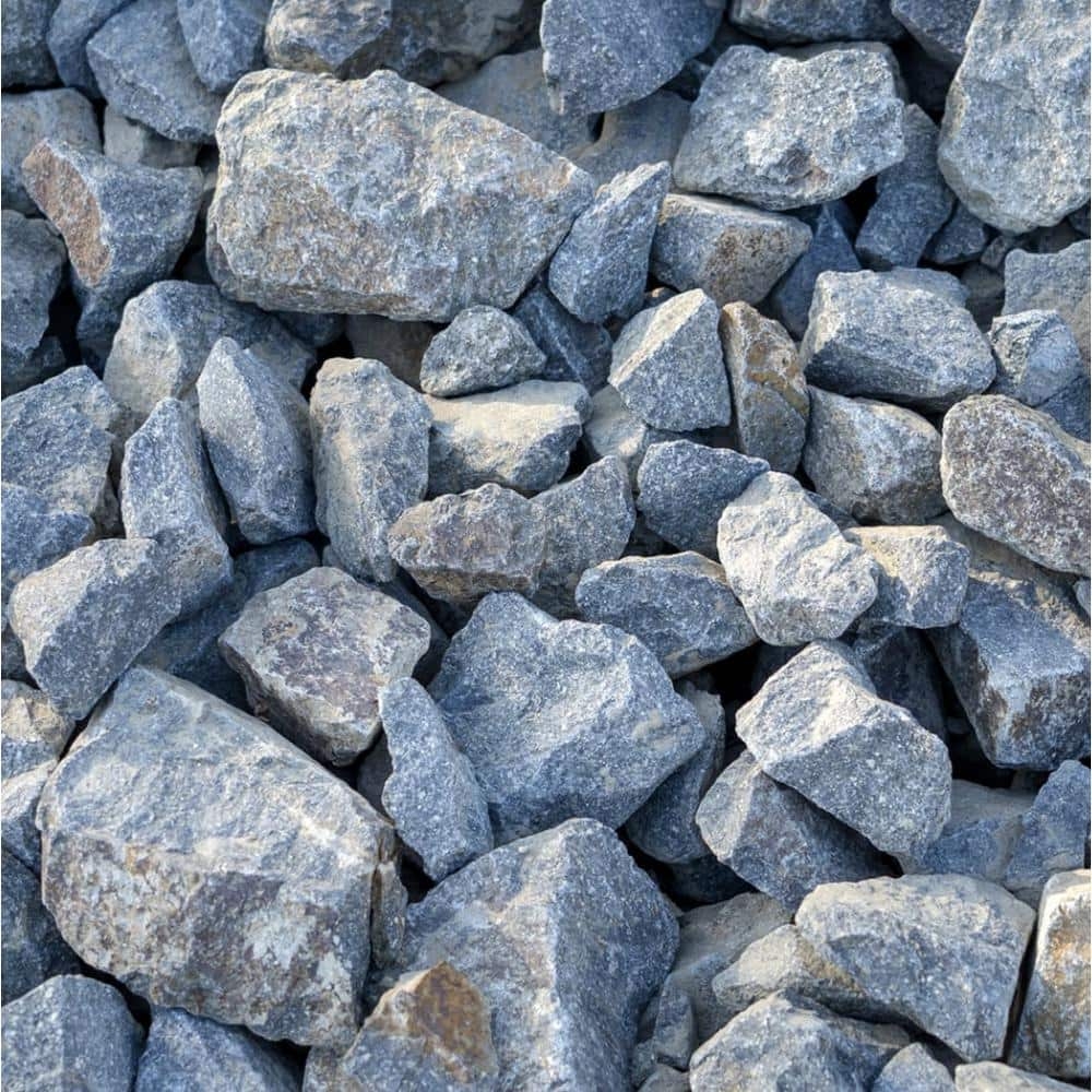 Yard Elements 25 Cu Ft Large 6 In Drainage Rock Bulk Landscape Rock For French Drains Trenches Culverts Basins And Runoff YDE002 0254 The Home Depot
